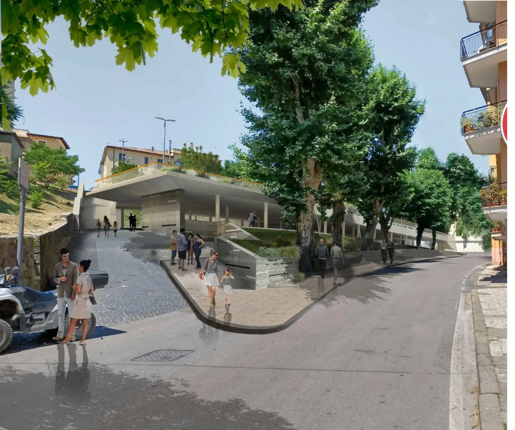 Progetto di un parcheggio multipiano a Velletri (Rm)